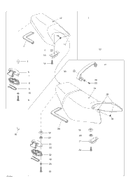 Seat Rear And Front (Engine Cover)