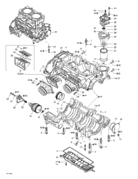Crankcase, Reed Valve