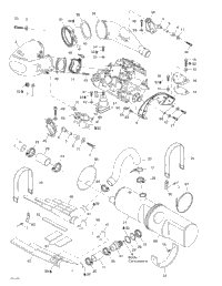 Engine Support And Muffler