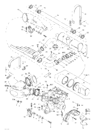 Engine Support And Muffler
