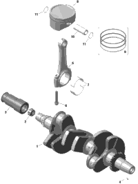 Rotax - Crankshaft And Pistons