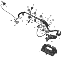Engine Harness And Electronic Module - 903 - Spark Ho