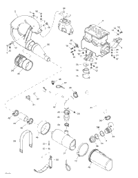 Engine Support And Muffler