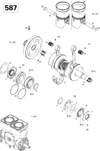 Crankshaft And Pistons 587