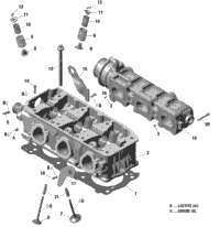 Cylinder Head And Exhaust Manifold