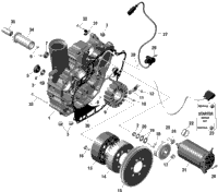 Rotax - Magneto And Electric Starter With Idf
