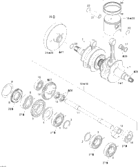 Crankshaft, Pistons And Balance Shaft