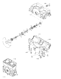 Crankcase, Rotary Valve