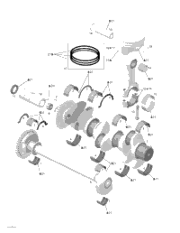 Crankshaft, Pistons And Balance Shaft