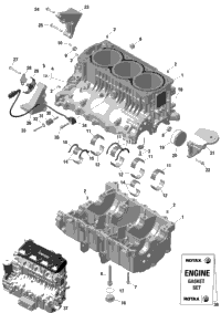 Engine - Crankcase - 1630 Scic