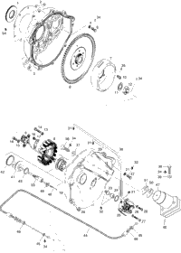 Magneto And Oil Pump