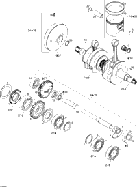 Crankshaft, Pistons And Balance Shaft