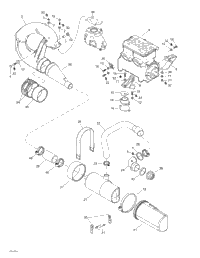 Engine Support And Muffler