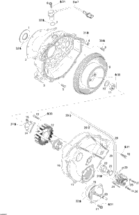 Magneto And Oil Pump