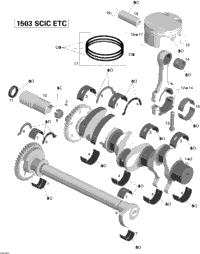 Crankshaft, Pistons And Balance Shaft