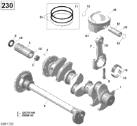 Crankshaft, Pistons And Balance Shaft - 230
