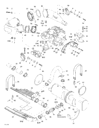 Engine Support And Muffler