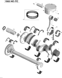 Crankshaft, Pistons And Balance Shaft 1