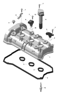 Rotax - Valve Cover - Spark