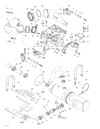 Engine Support And Muffler