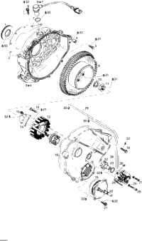 Magneto And Oil Pump