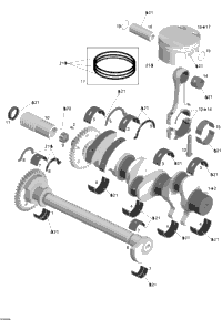 Crankshaft, Pistons And Balance Shaft
