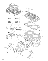 Cylinder, Exhaust Manifold