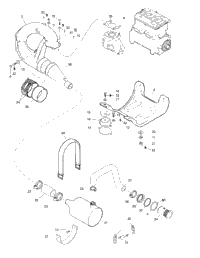 Engine Support And Muffler