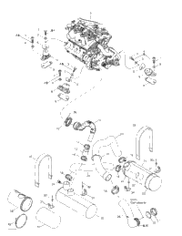 Engine Support And Muffler