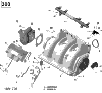 Air Intake Manifold And Throttle Body - 300