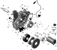 Rotax - Magneto And Electric Starter - With Idf