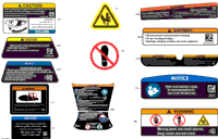 Body - Warning Decals