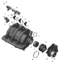 Rotax - Air Intake Manifold And Throttle Body