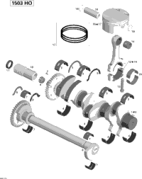 Crankshaft, Pistons And Balance Shaft