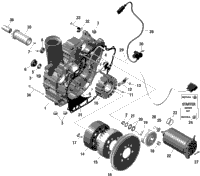 Rotax - Magneto And Electric Starter With Idf