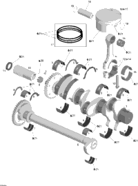 Crankshaft, Piston And Balance Shaft