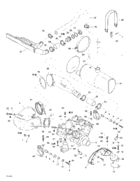 Engine Support And Muffler