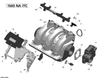 Air Intake Manifold And Throttle Body - 155