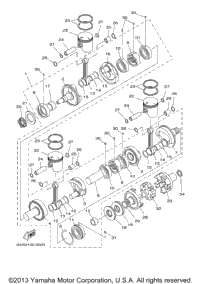 Crankshaft. Piston