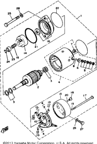 Starting Motor Wr500h