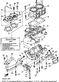 Cylinder - Crnkcase