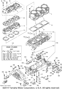 Cylinder. Crankcase 1