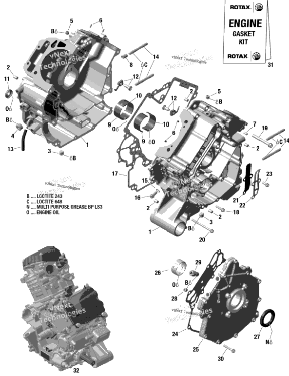 Crankcase - 1010R