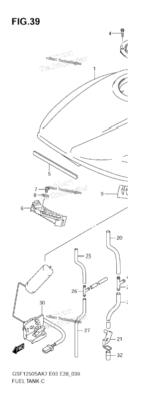 Fuel Tank (Model K7/K8)