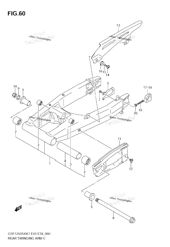 Rear Swinging Arm