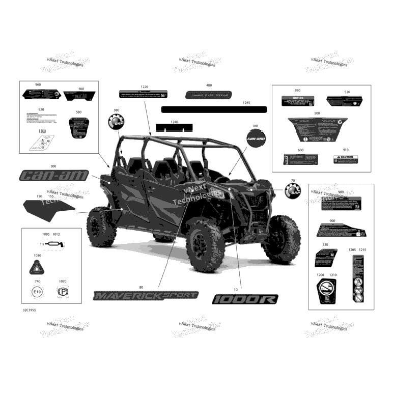 Decals - 1000R - Package Dps