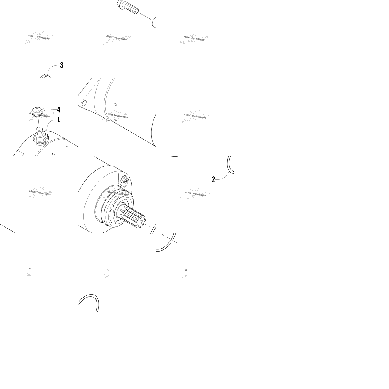 Starter Motor Assembly