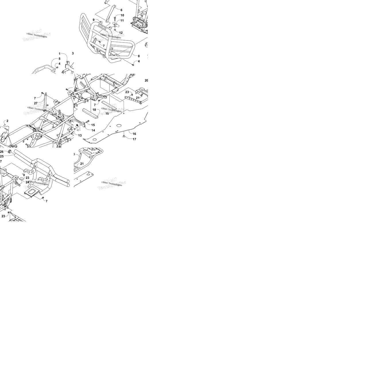 Frame And Related Parts