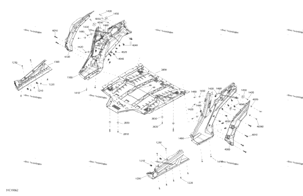 Body - 1000R - Middle Section