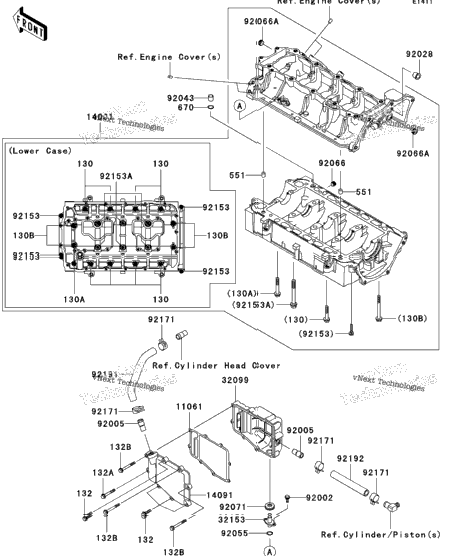 Crankcase(A6f&Sim;A8f)